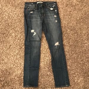 Ripped Skinny Jeans-Juniors